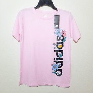 New Girls Adidas Summer Tee - Size L(14)  NWT
